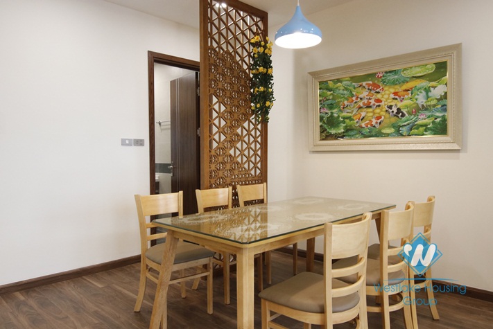 A furnished 2 bedroom apartment for rent in Hanoi Diplomatic Complex